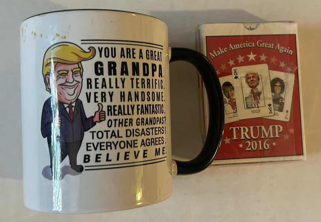 Photo 1 of PRESENT TRUMP POLITICAL MEMORABILIA AND I VOTED STICKERS