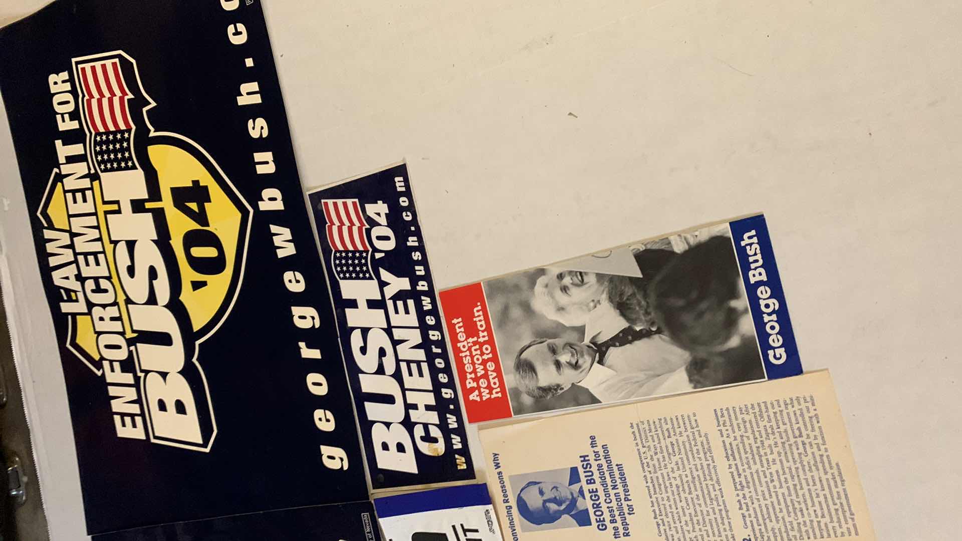 Photo 1 of GEORGE BUSH PRESIDENTIAL MEMORABILIA