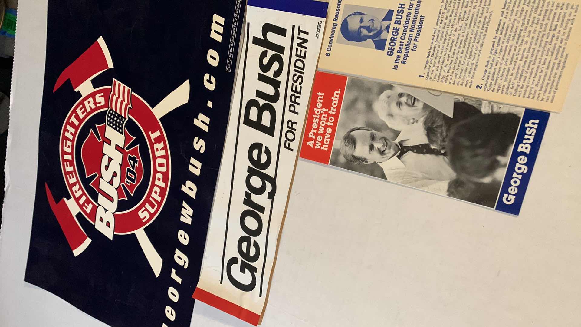 Photo 1 of GEORGE BUSH PRESIDENTIAL MEMORABILIA