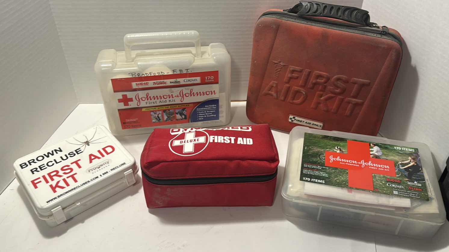 Photo 1 of LOT OF FIRST AID KITS