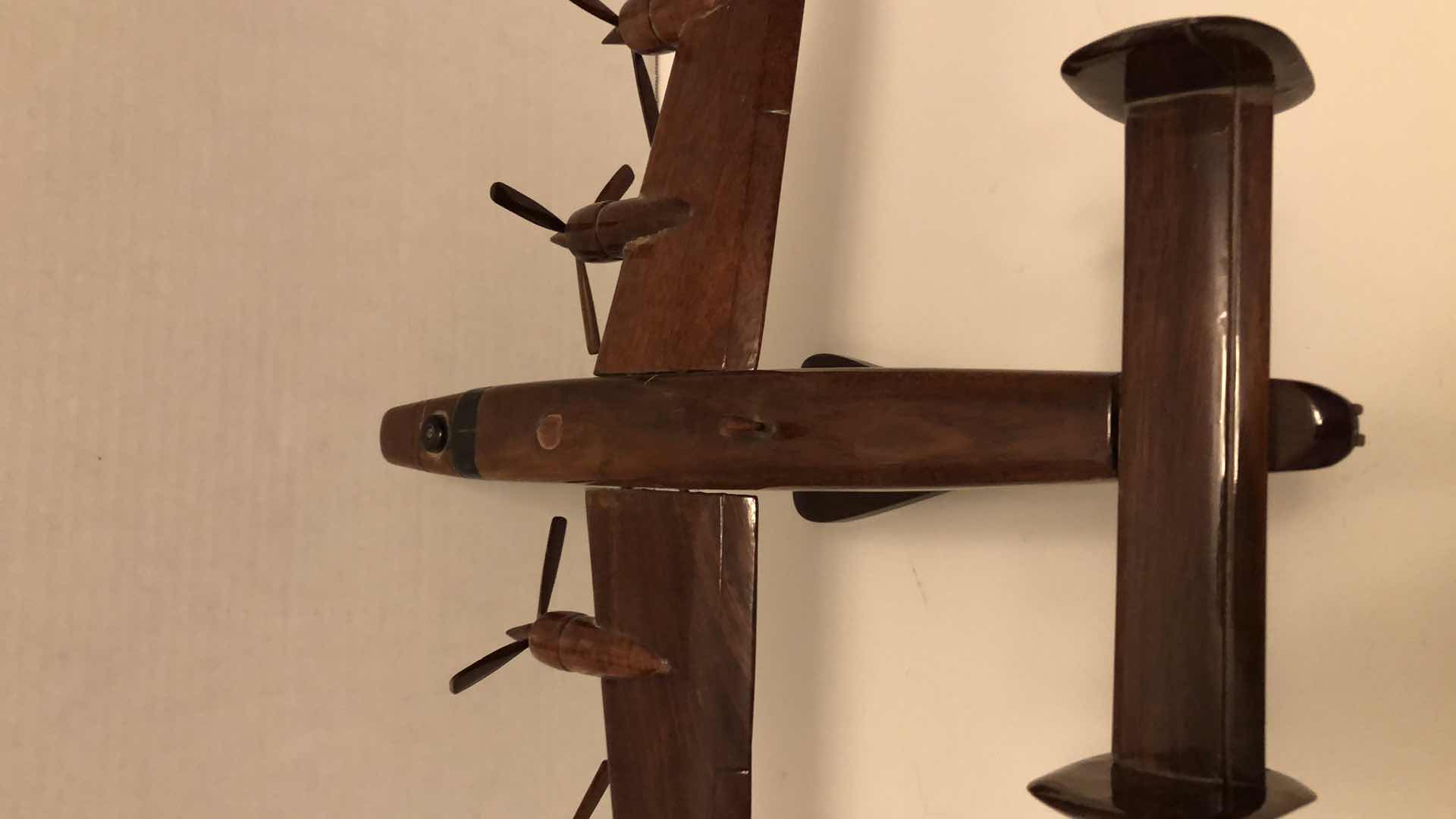 Photo 1 of MAHOGANY UNITED STATES AIR FORCE B-24 LIBERATOR WWII BOMBER 23” X 15” H 8”