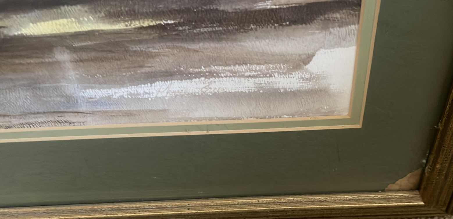 Photo 1 of 2-FRAMED FLORAL ARTWORK 24”X30”H