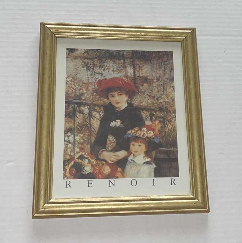 Photo 1 of 3 FRAMED RENOIR PRINTS 11.5” X 10”