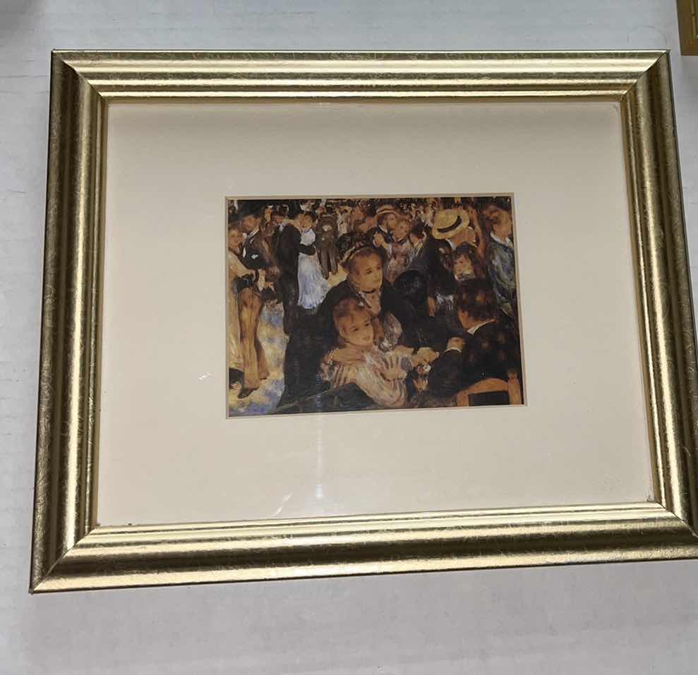 Photo 1 of 3 FRAMED RENOIR PRINTS 11.5” X 10”