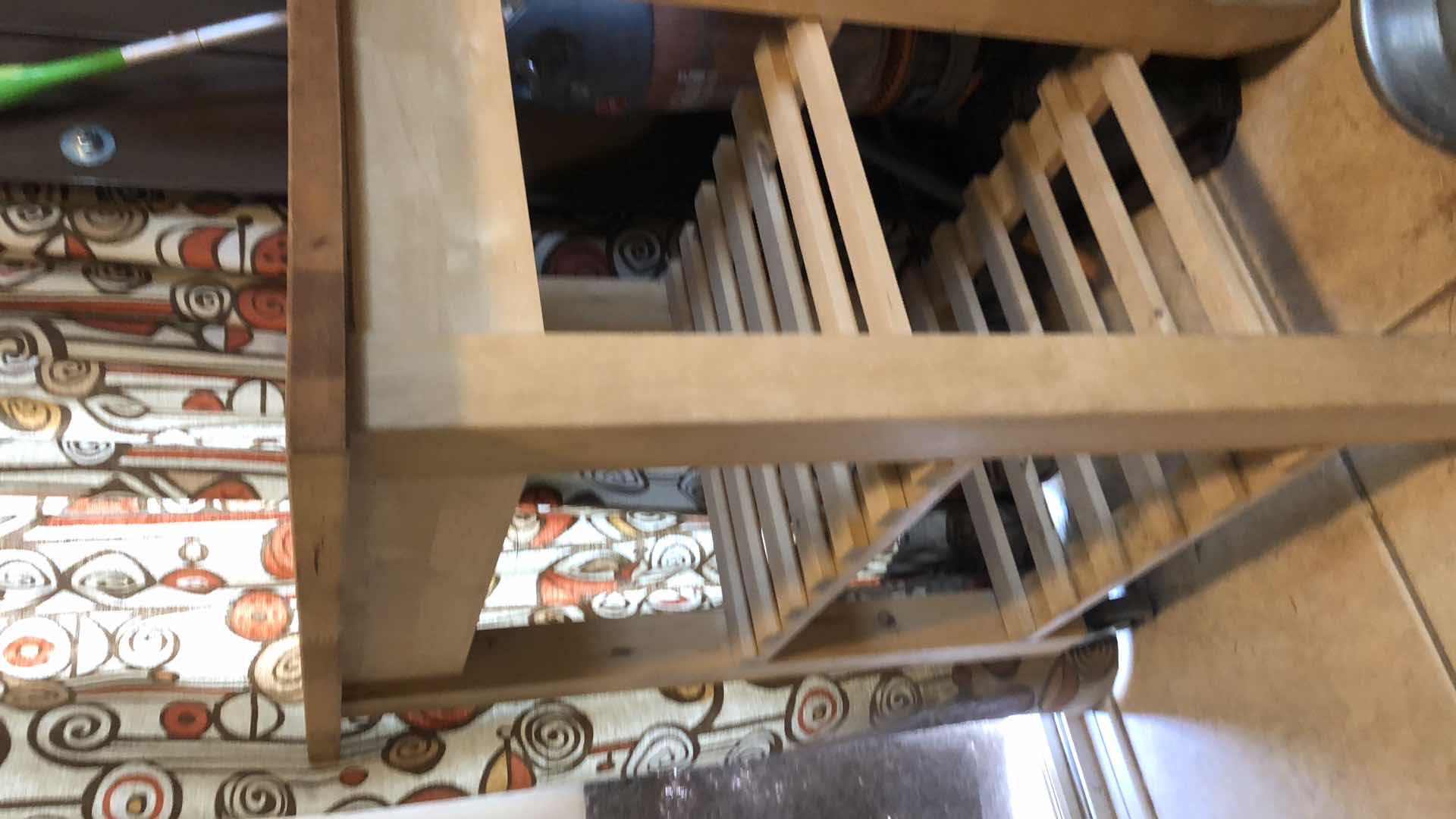 Photo 1 of BUTCHER BLOCK WITH WHEELS 24” X 20” H 34”