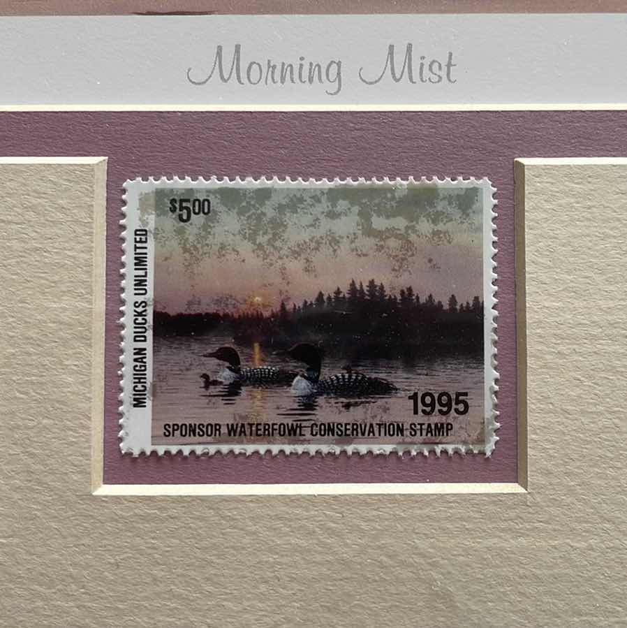 Photo 1 of FRAMED SIGNED RICK KELLEY “MORNING MIST” PRINT #2395 OUT OF 3000 17” X 15”