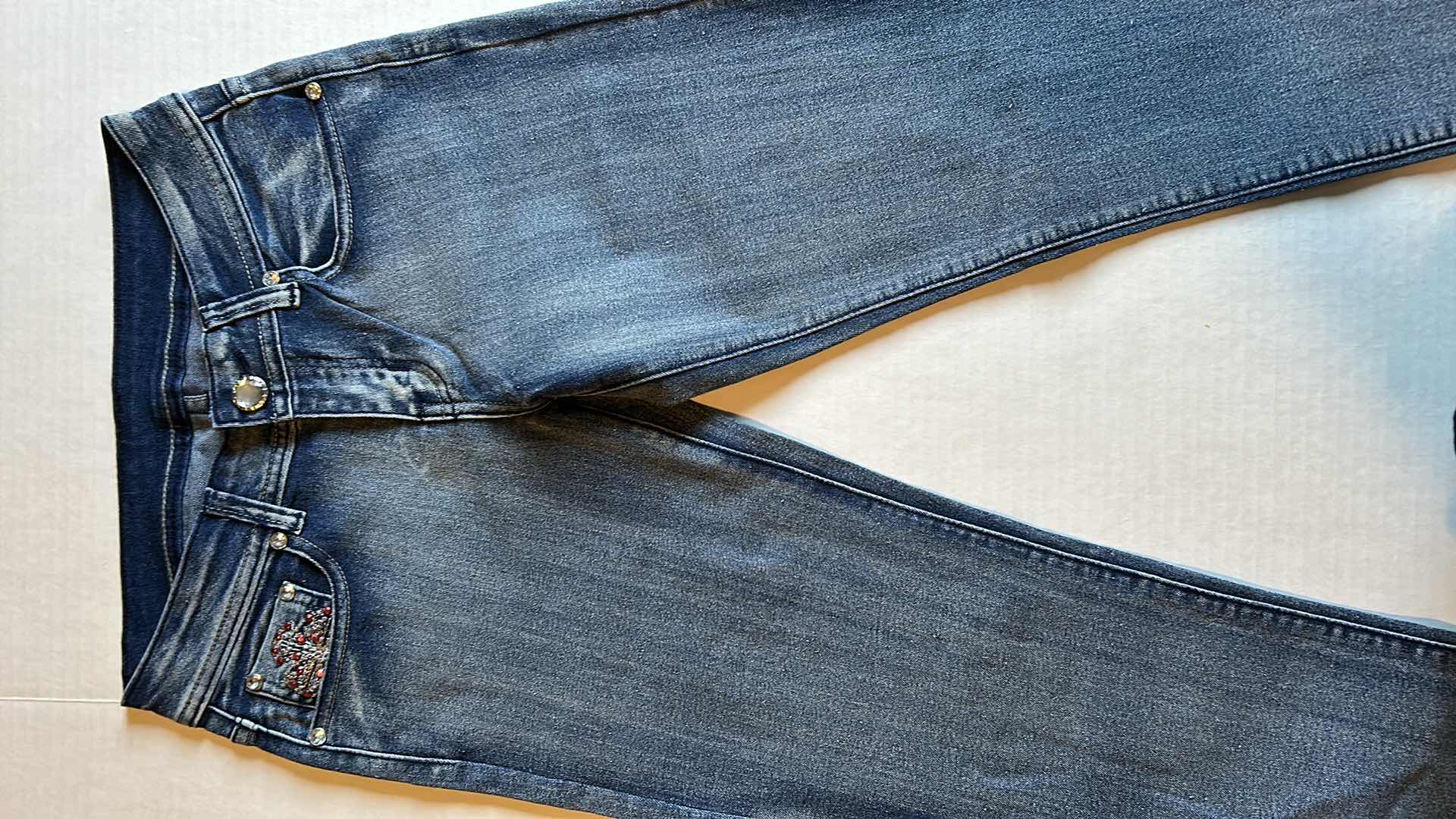 Photo 1 of SET OF SIZE 5 STRAIGHT LEG GIRL JEAN