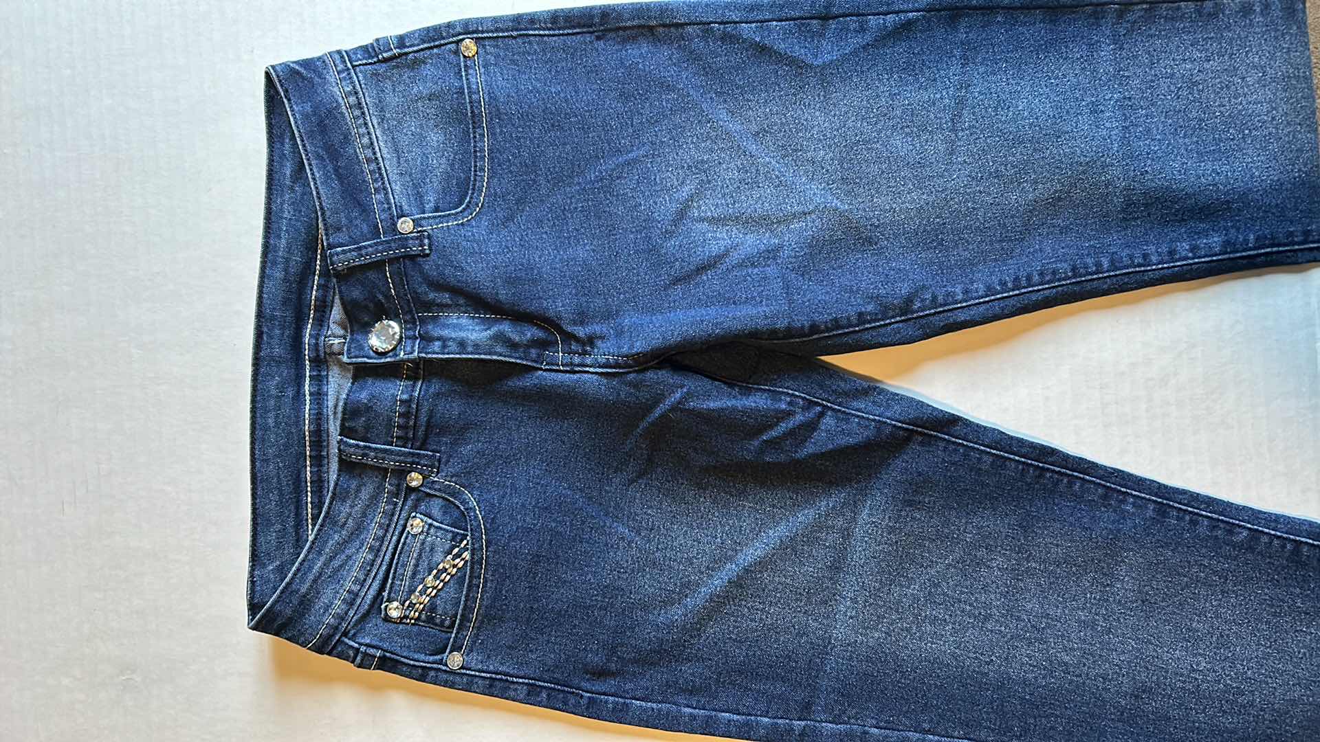 Photo 1 of SET OF SIZE 5 STRAIGHT LEG GIRL JEAN SIZE 1