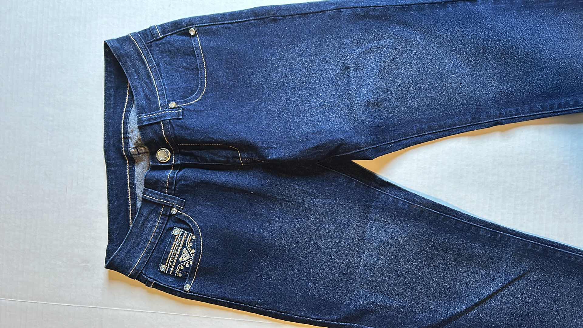 Photo 1 of SET OF SIZE 5 STRAIGHT LEG GIRL JEAN SIZE 1