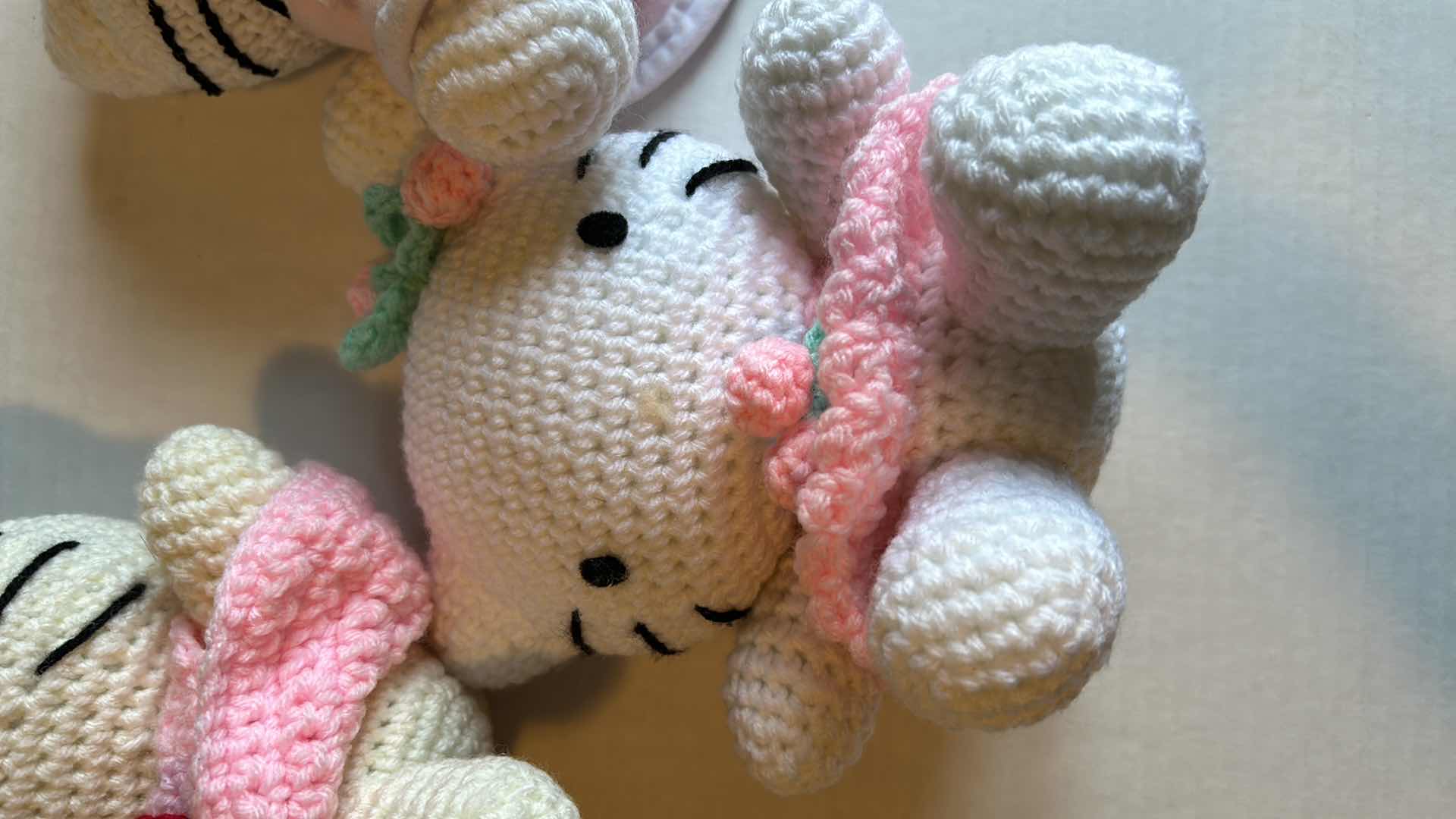 Photo 1 of SET OF CROCHET HELLO KITTY PLUSHIES