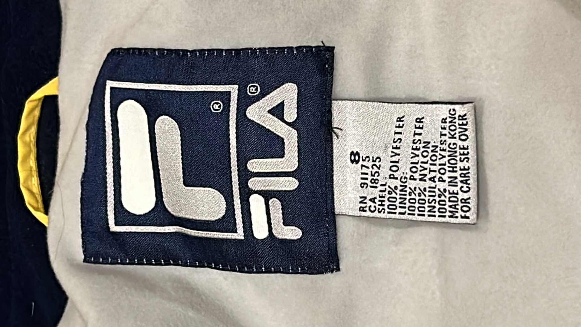 Photo 1 of VINTAGE FILA SKI JACKET SIZE 8