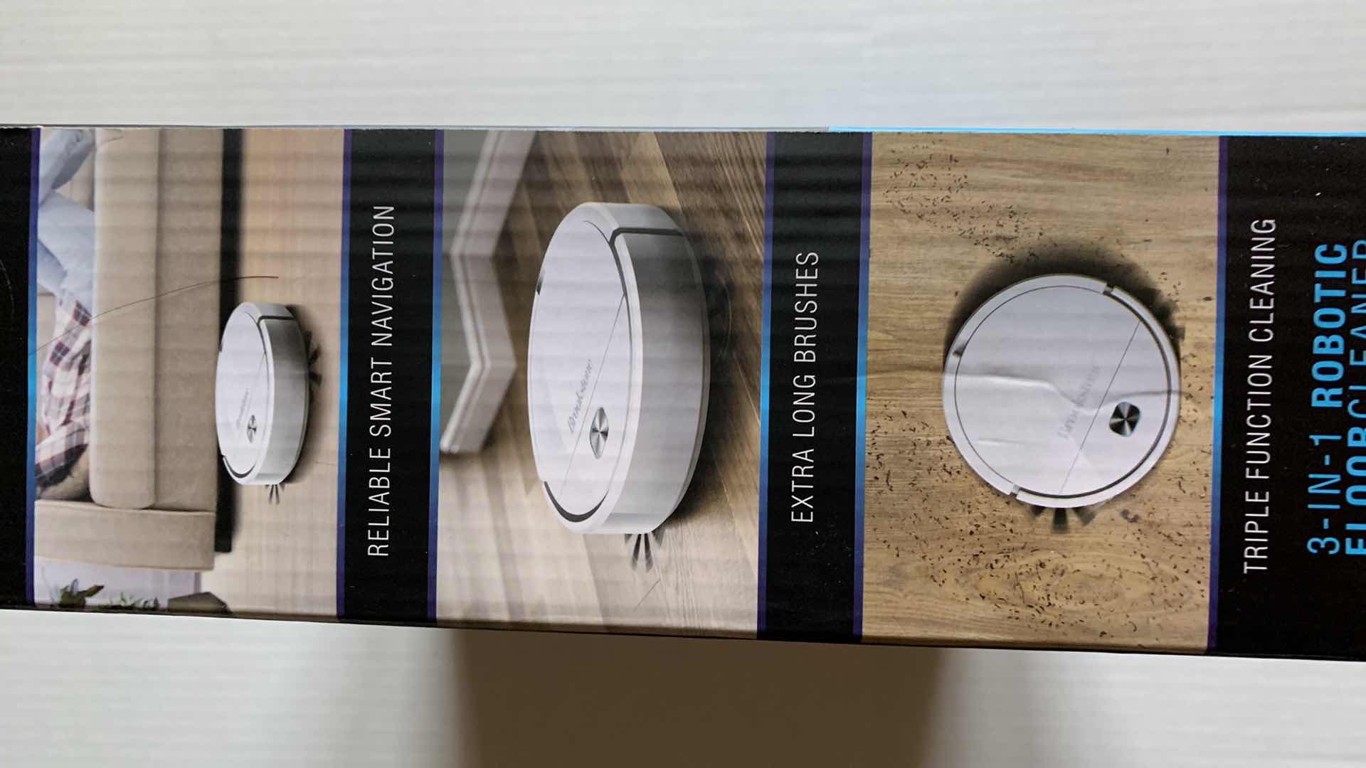 Photo 1 of BROOKSTONE 3-IN-1 ROBOTIC FLOOR CLEANER