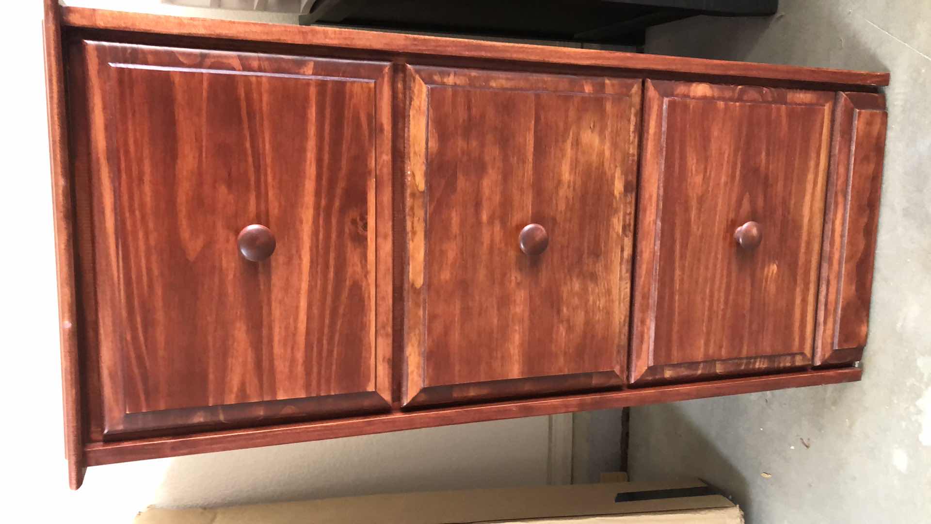 View 1 of WOODEN 3 DRAWER FILING CABINET 18” X 21” H 42”