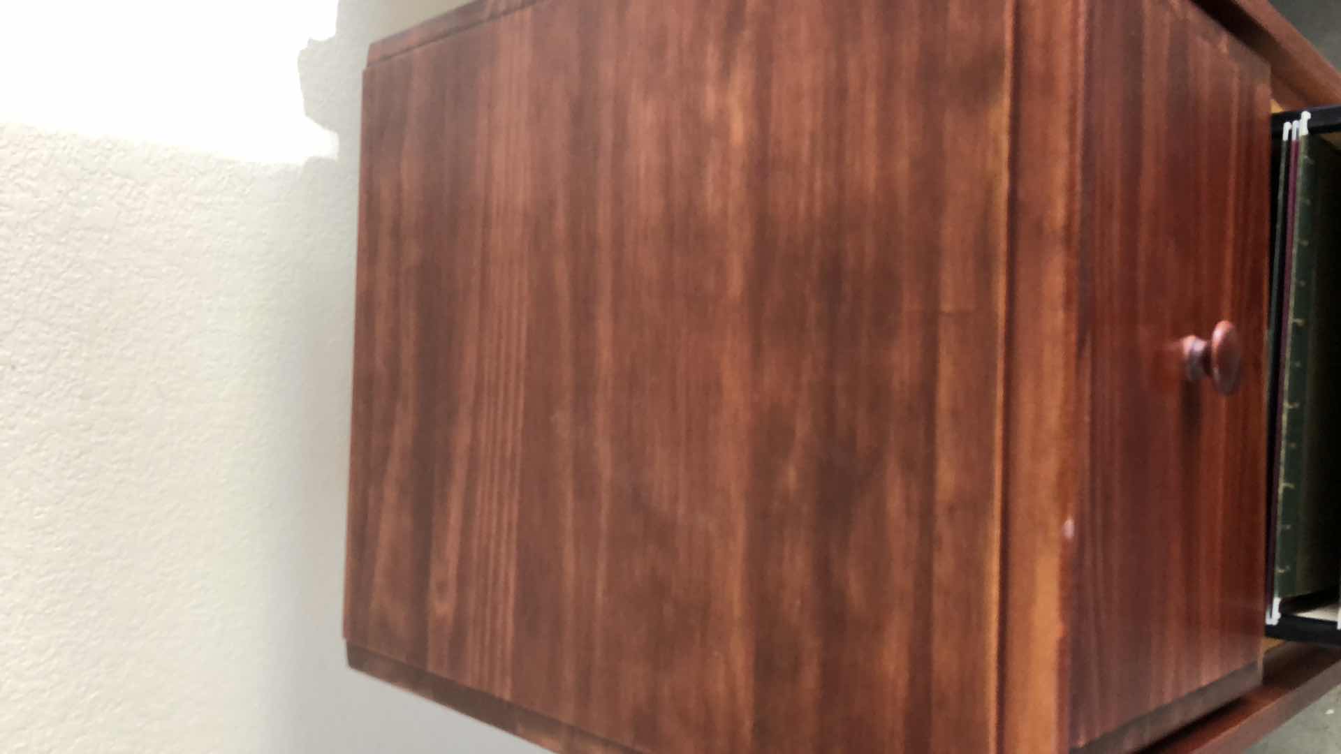 View 4 of WOODEN 3 DRAWER FILING CABINET 18” X 21” H 42”