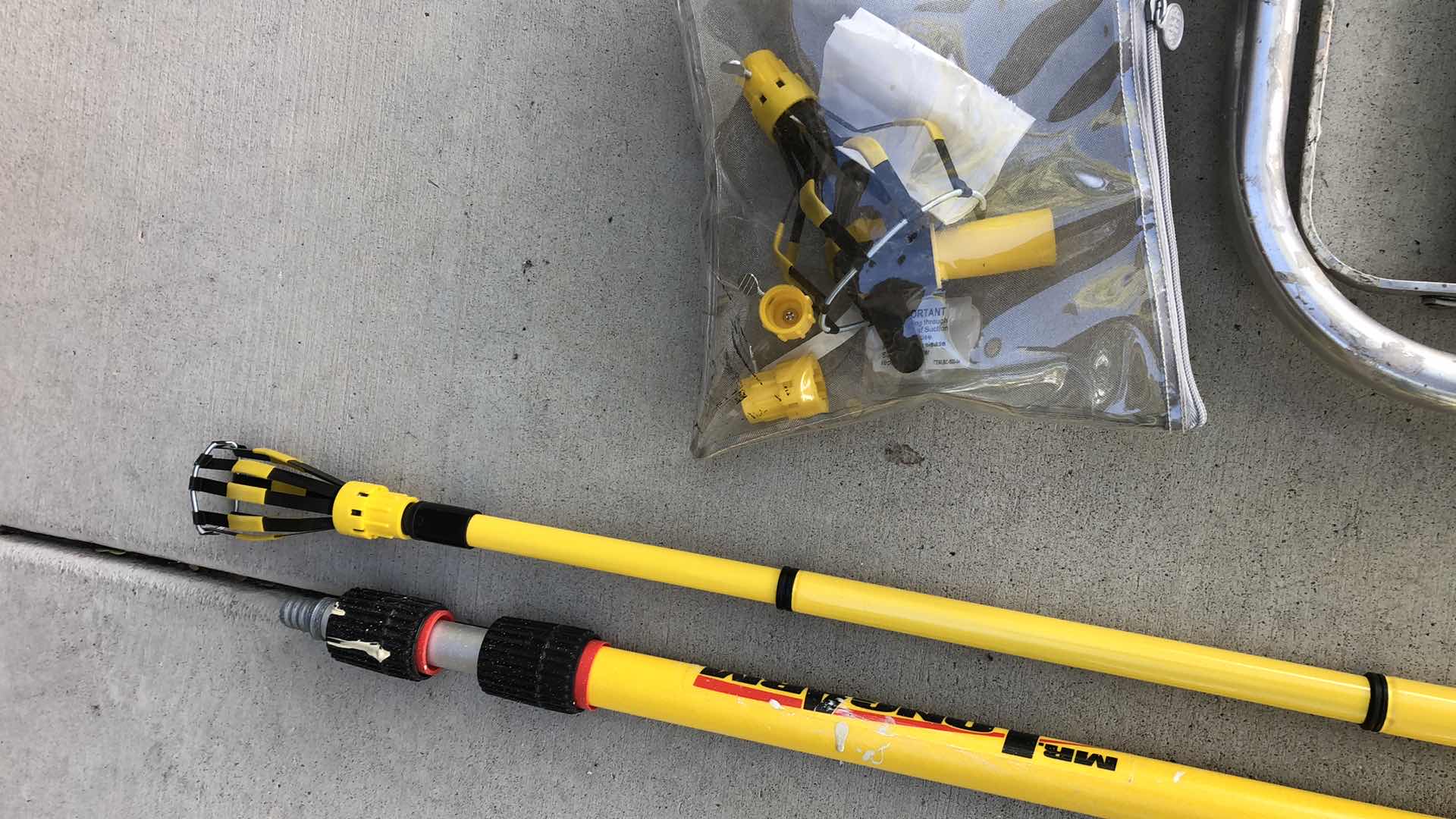 Photo 1 of ALUMINUM STEP LADDER AND LIGHT BULB CHANGING KIT