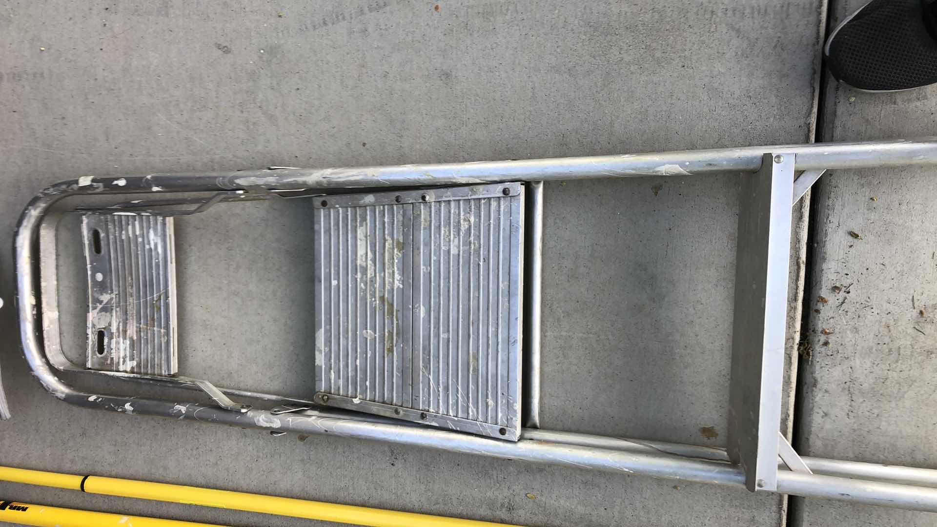 Photo 1 of ALUMINUM STEP LADDER AND LIGHT BULB CHANGING KIT