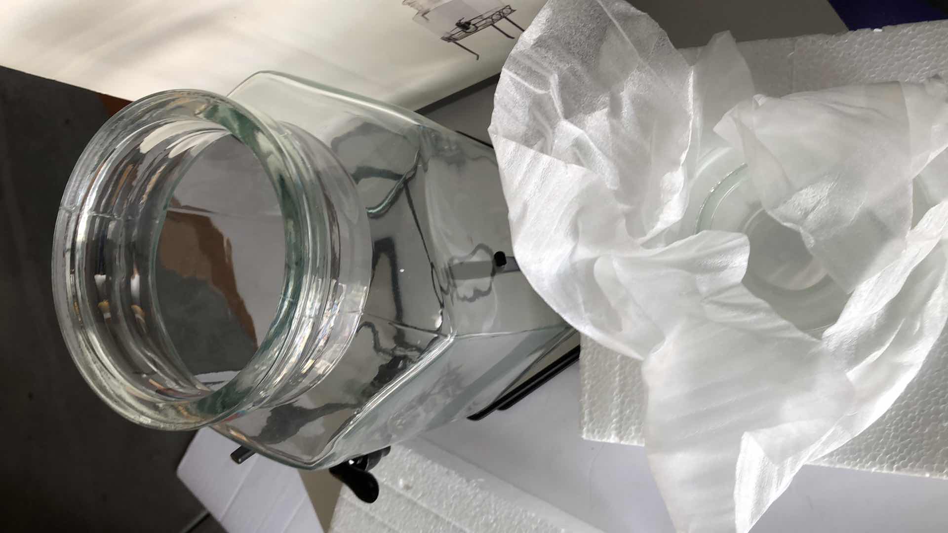 Photo 1 of GLASS DRINK DISPENSER