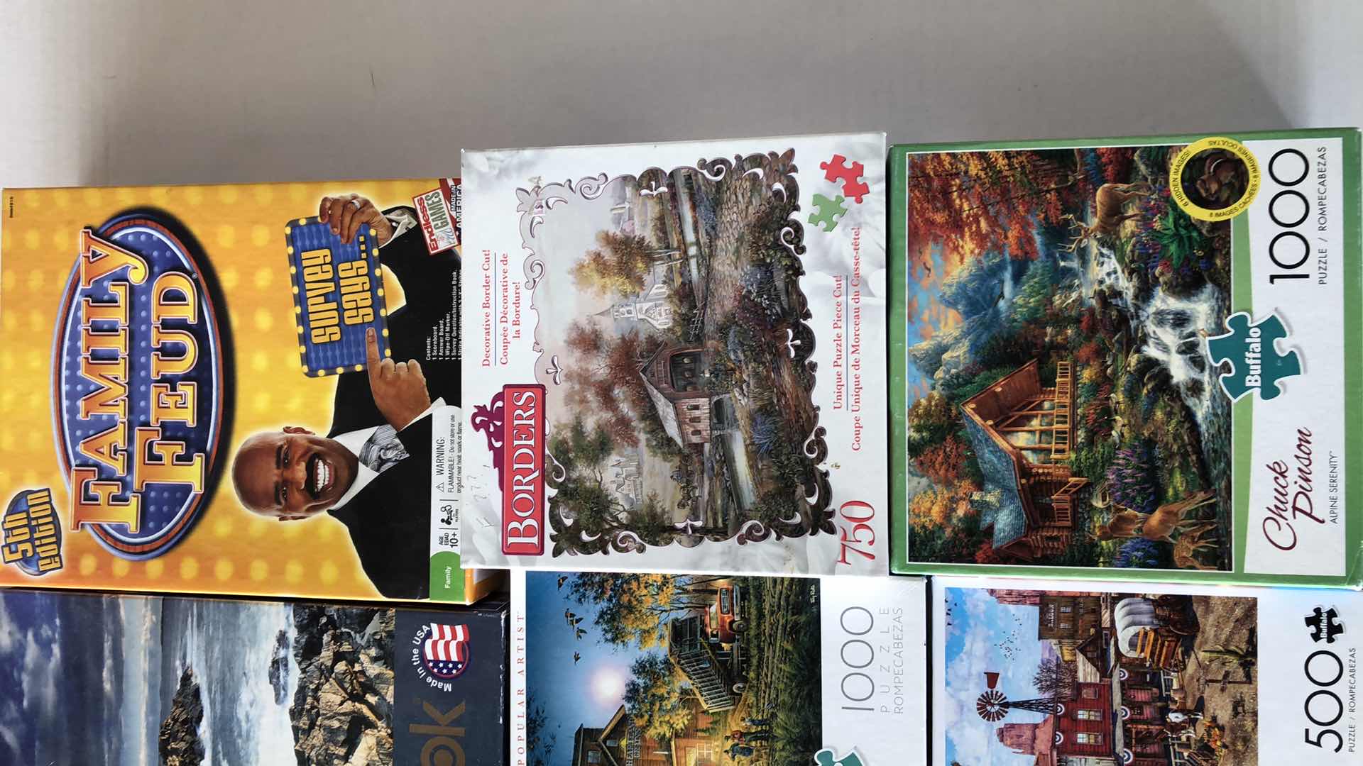 Photo 1 of 6-PUZZLES AND A FAMILY FEUD GAME