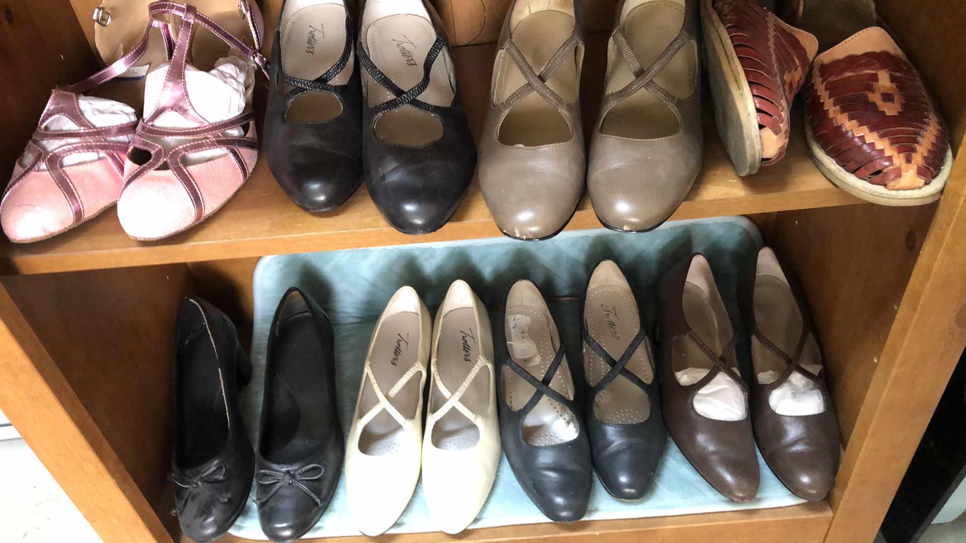 Photo 1 of WOMENS SHOES SIZE 7 1/2 AND 8