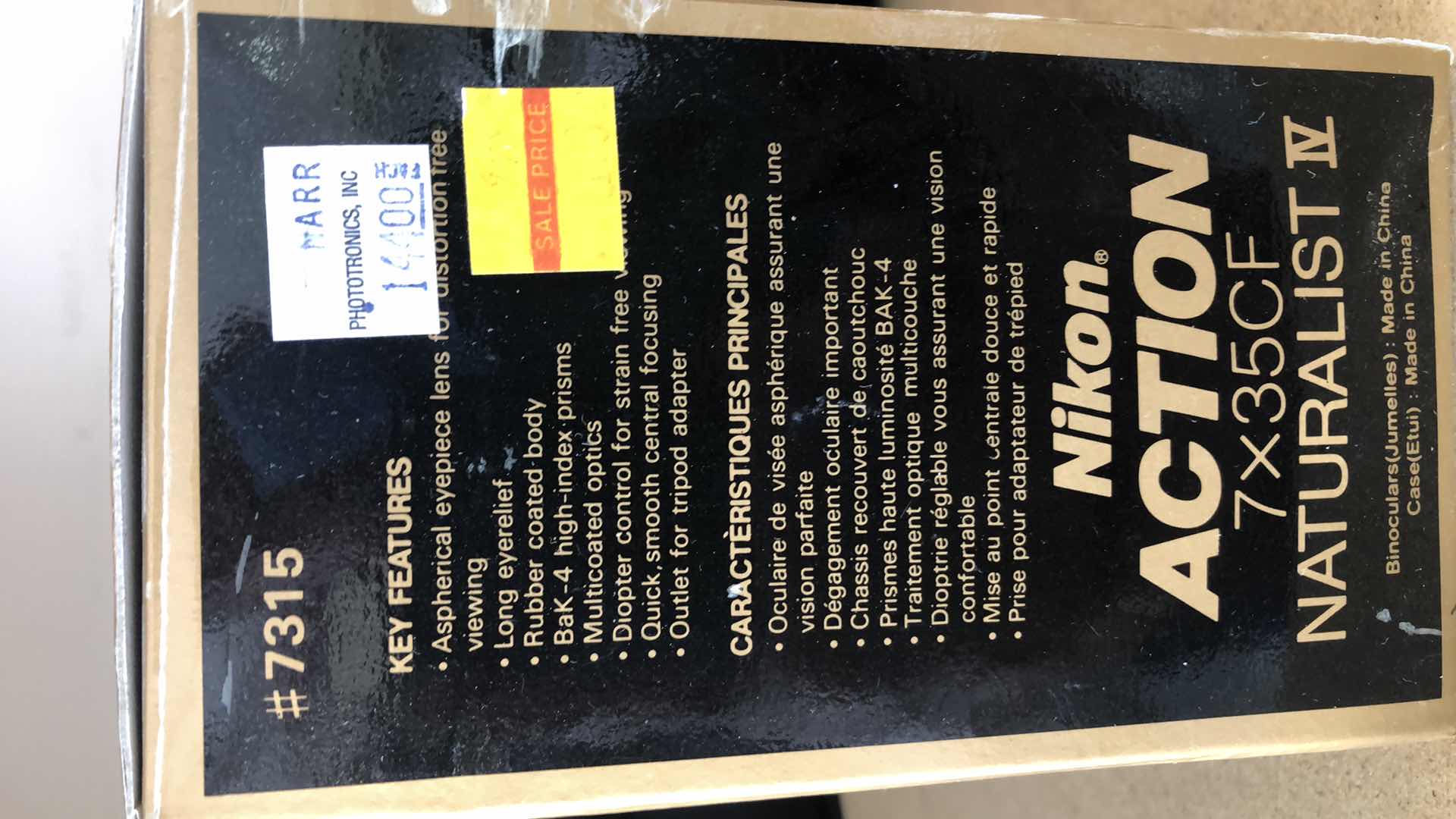 Photo 1 of NIKON ACTION NATURALIST IV 7X35CF