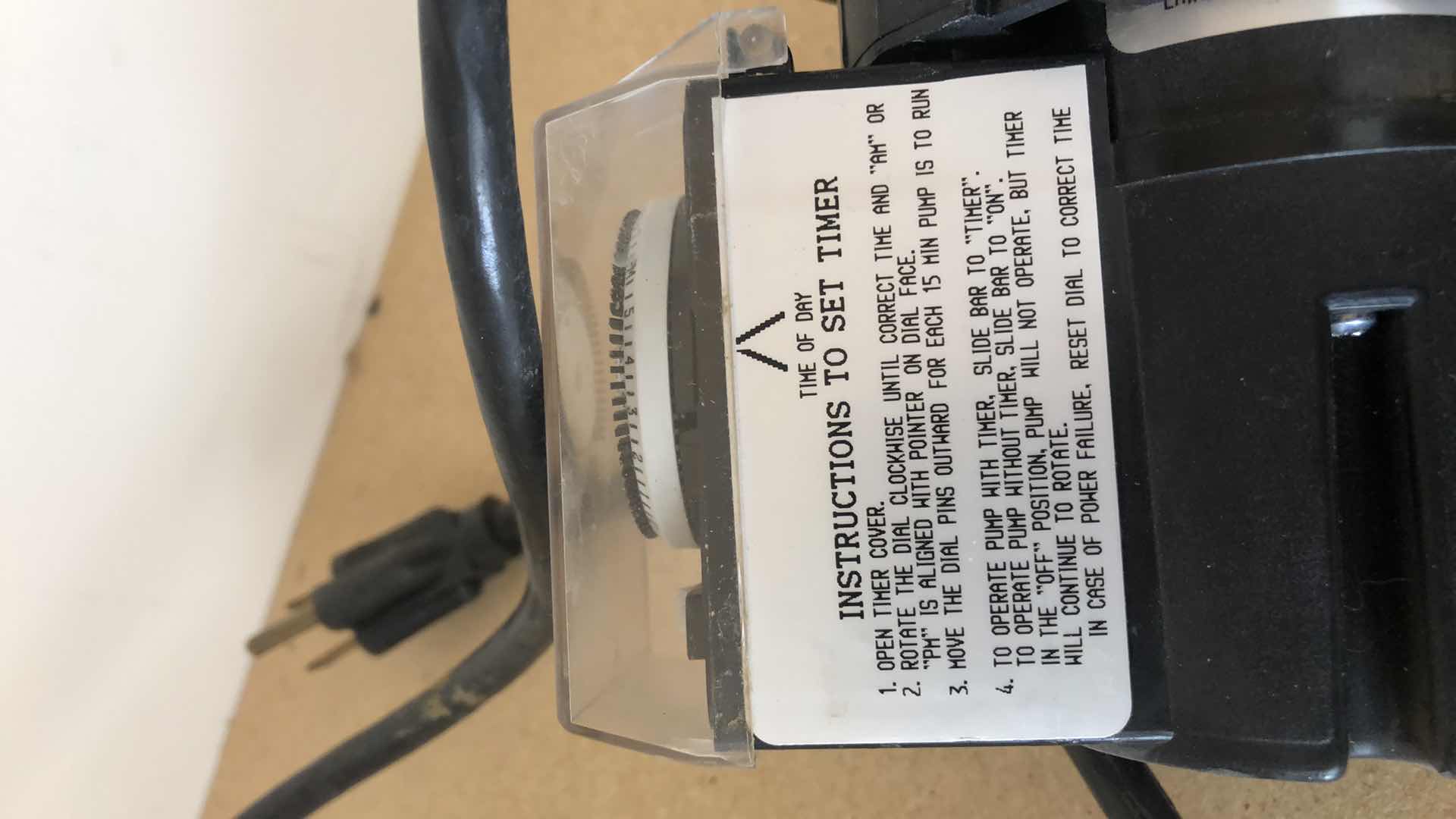 Photo 1 of IRRIGATION PUMP AND TIMERS