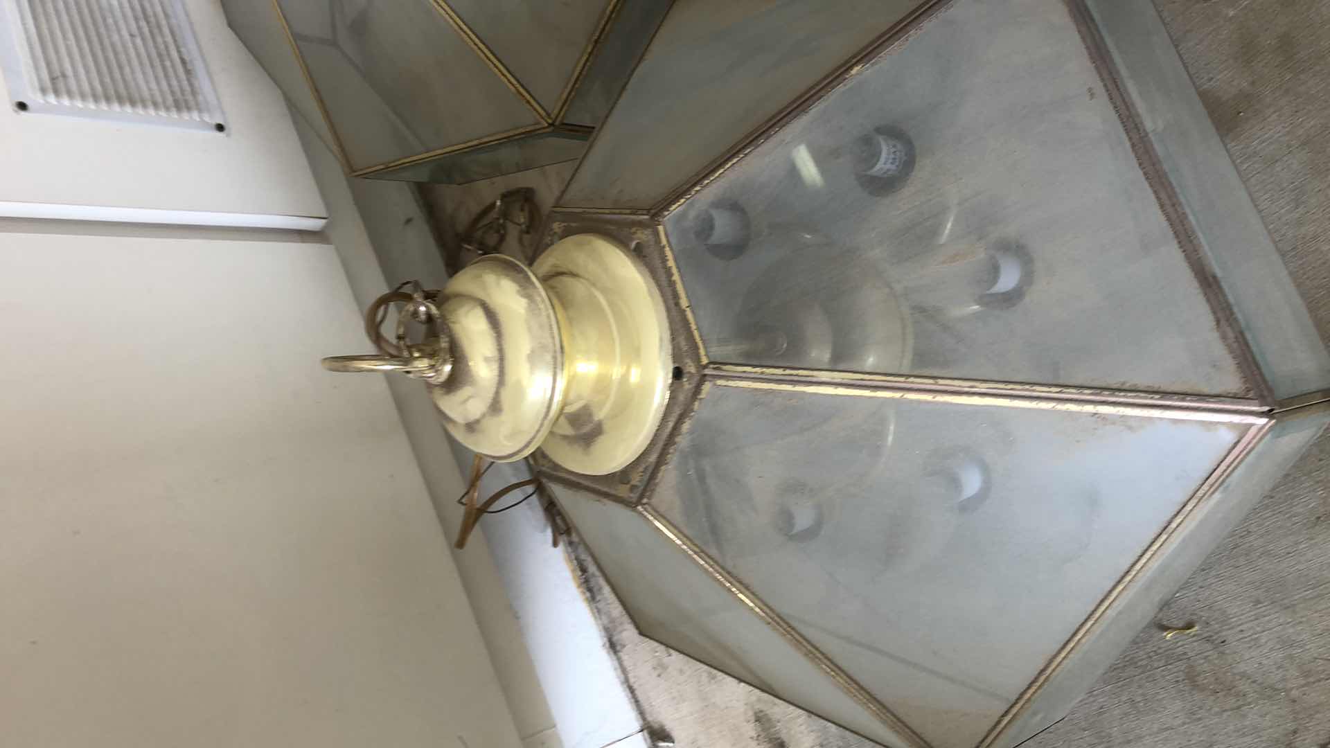 Photo 1 of 2-GLASS CHANDELIERS