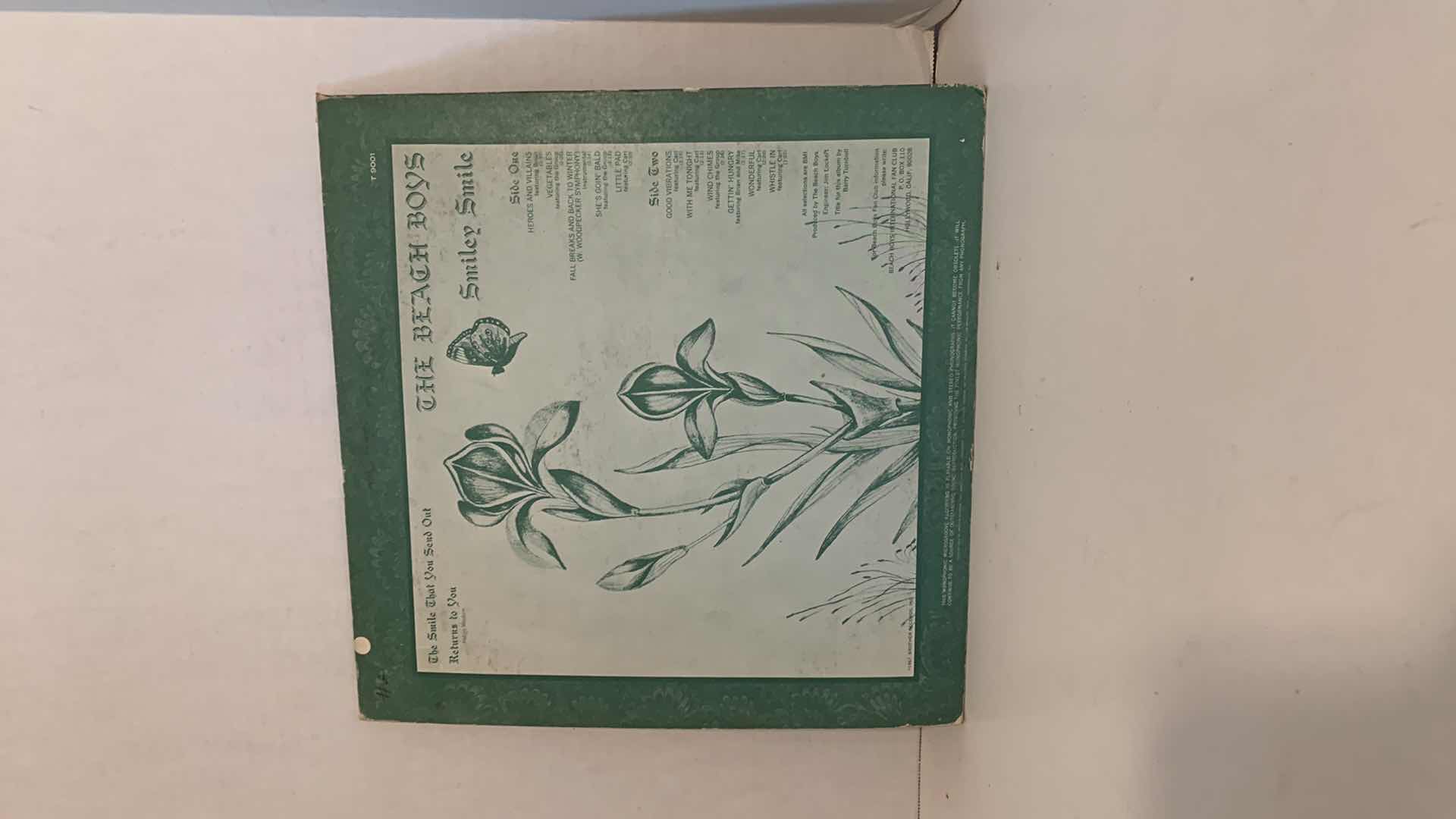 Photo 1 of BEACH BOYS SMILEY SMILE RECORD ALBUM
