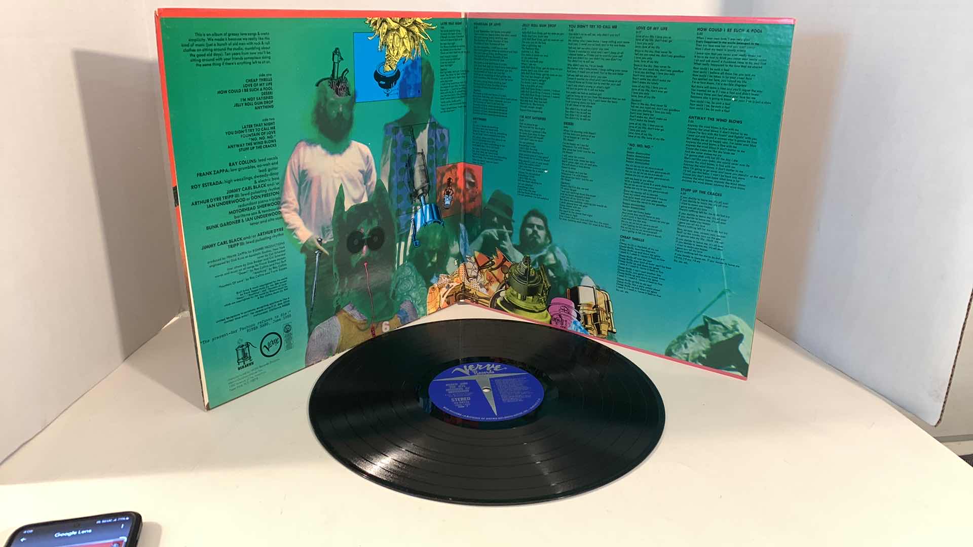 Photo 1 of RUBEN AND THE JETS LP MOTHERS OF INVENTION RECORD ALBUM