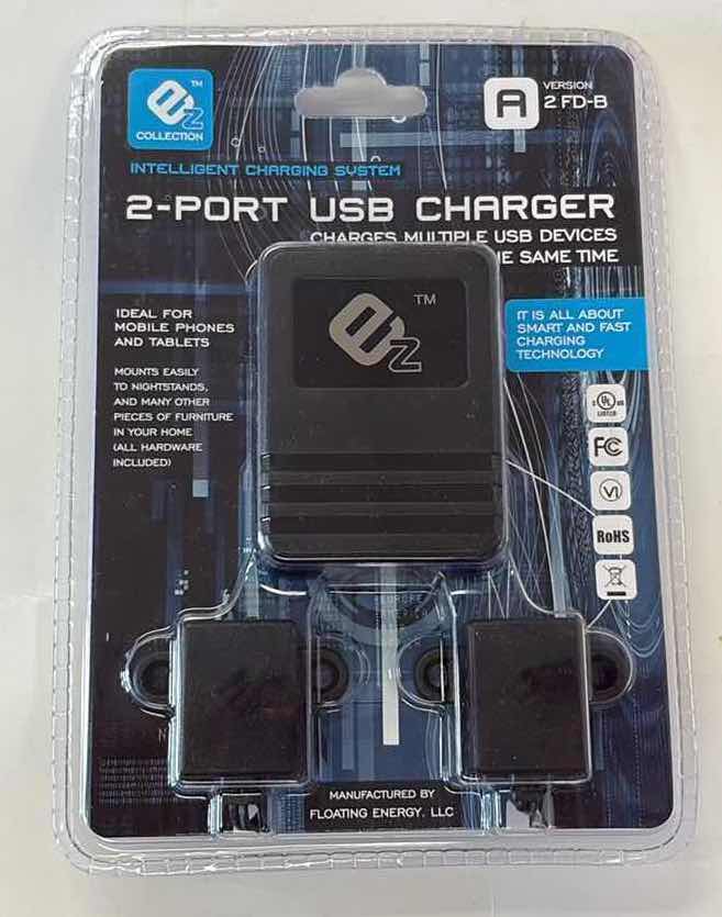 Photo 1 of (2)PCS NIB 2-PORT USB CHARGER