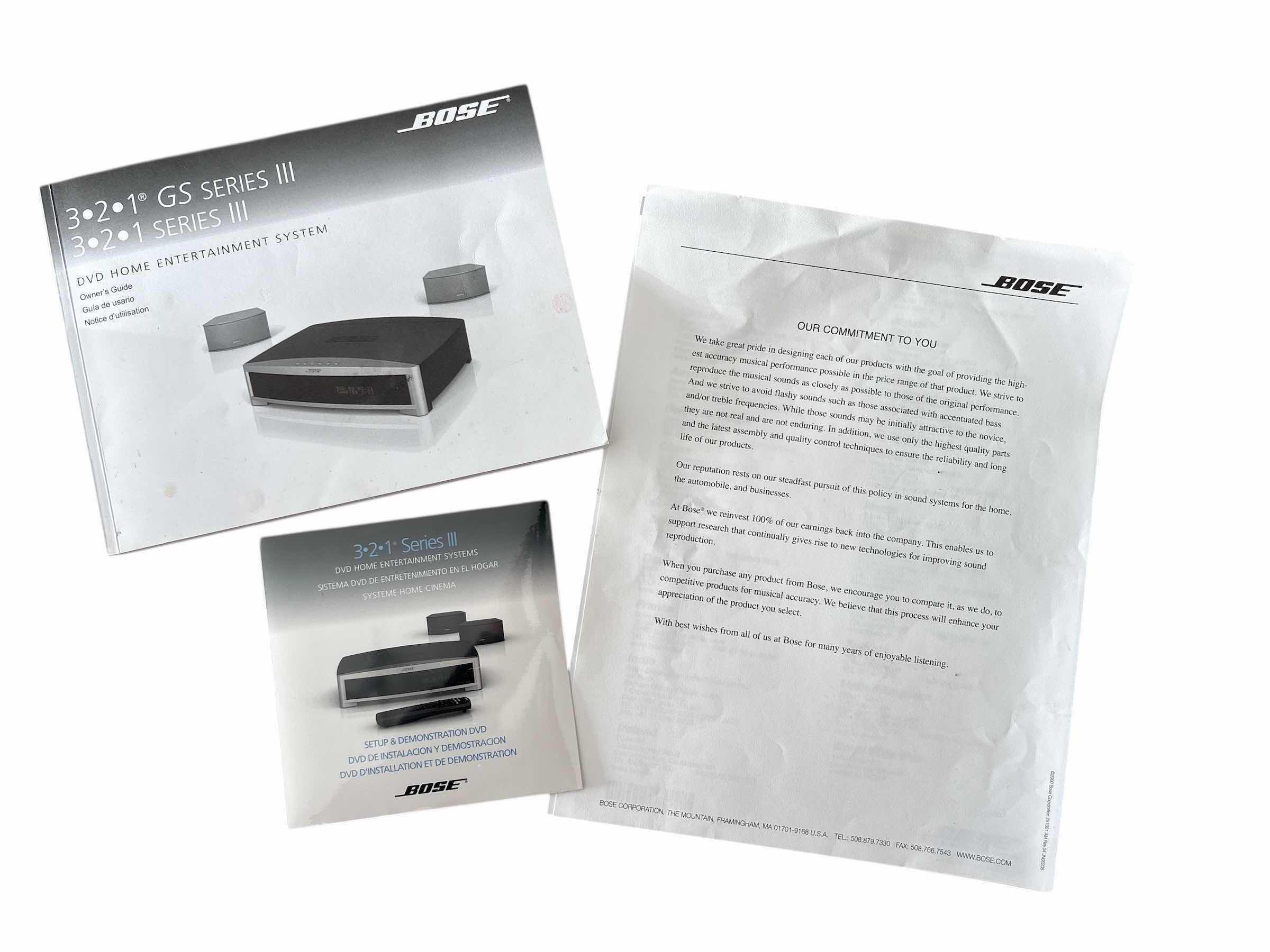 Photo 1 of BOSE SERIES 3 HOME THEATER SET H14”