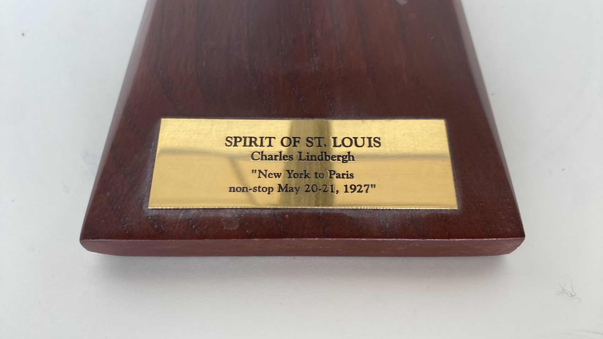 Photo 1 of SPIRT OR ST. LOUIS CHARLES LINDBERGH N-X-211 MODEL PLANE