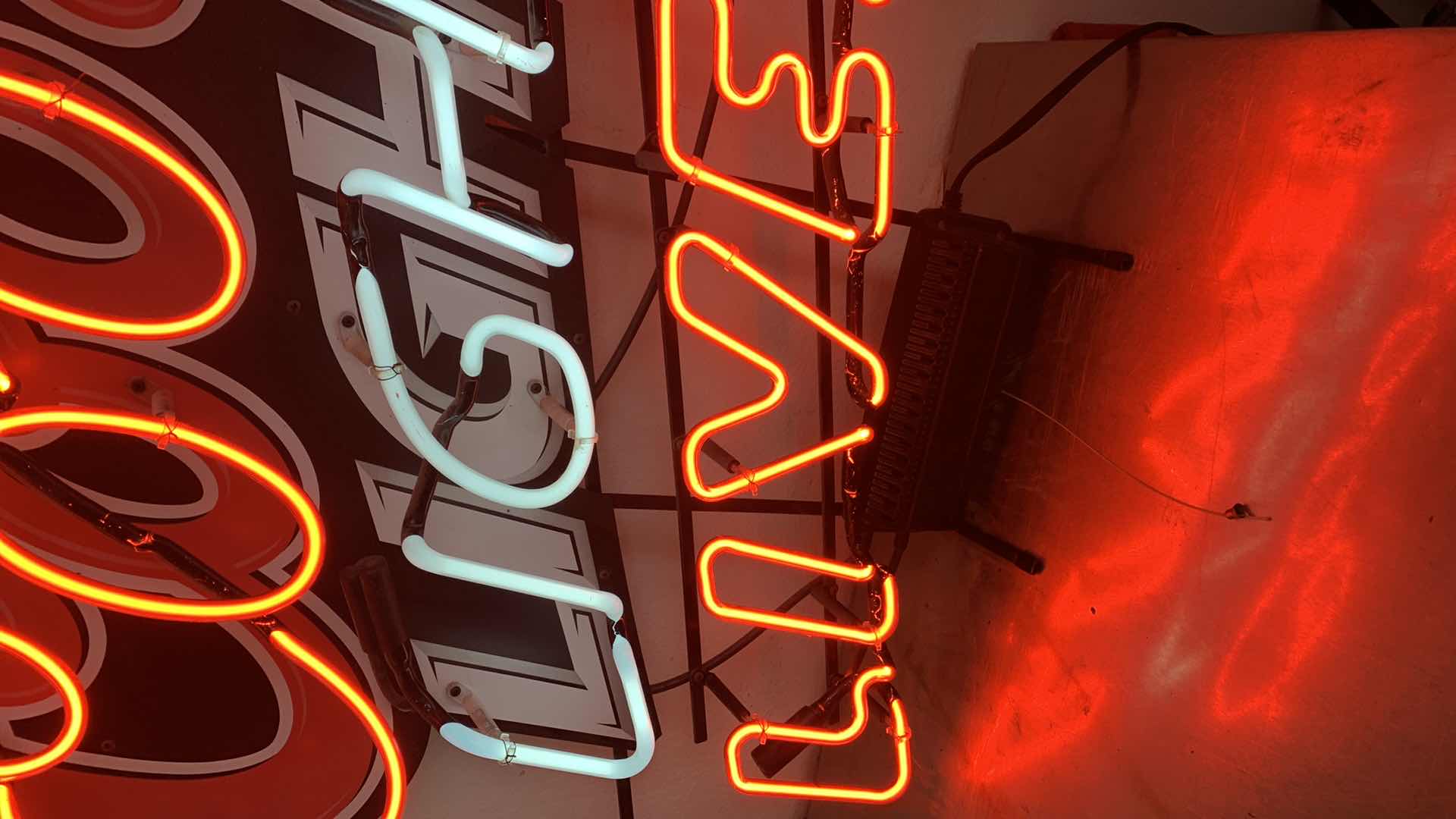 Photo 1 of COORS LIGHT LIVE BEER NEON SIGN 30” X 30”