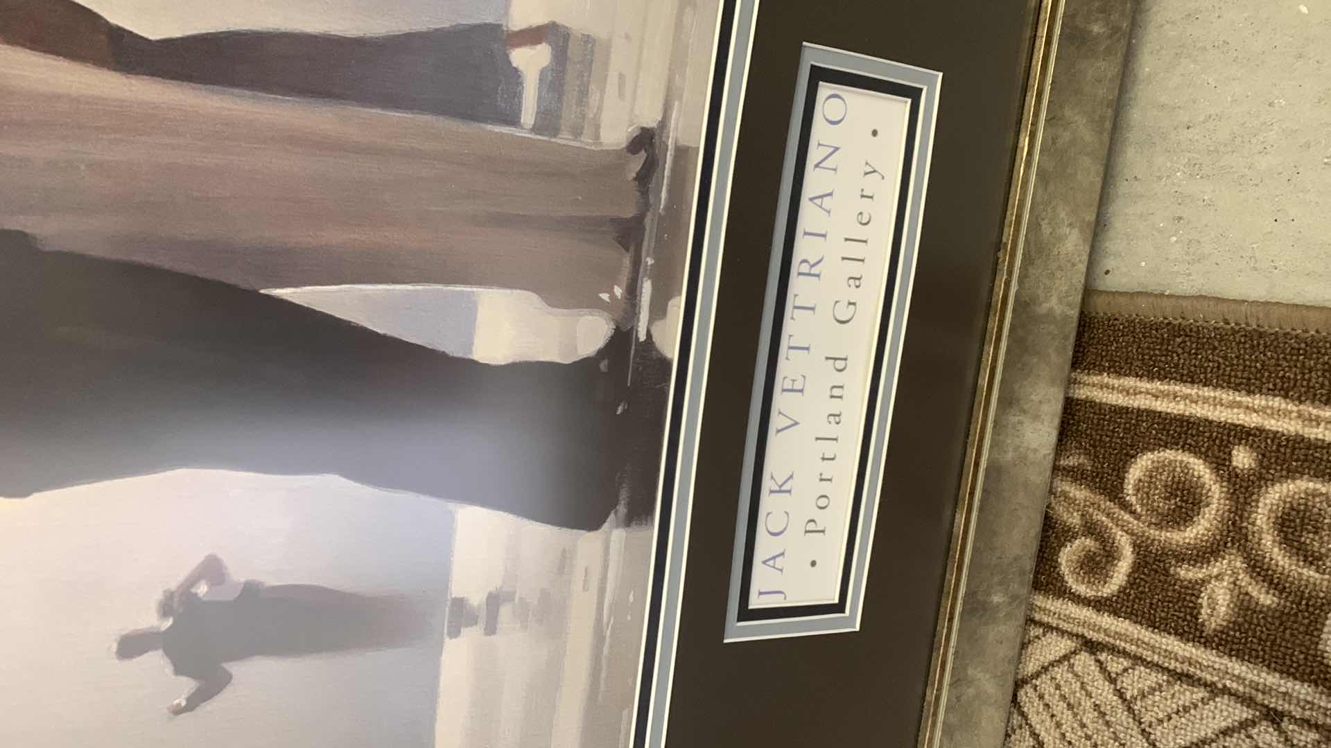 Photo 1 of JACK VETTRIANO “DANCE ME TO THE END OF LOVE” FRAMED PRINT 27” X 37”