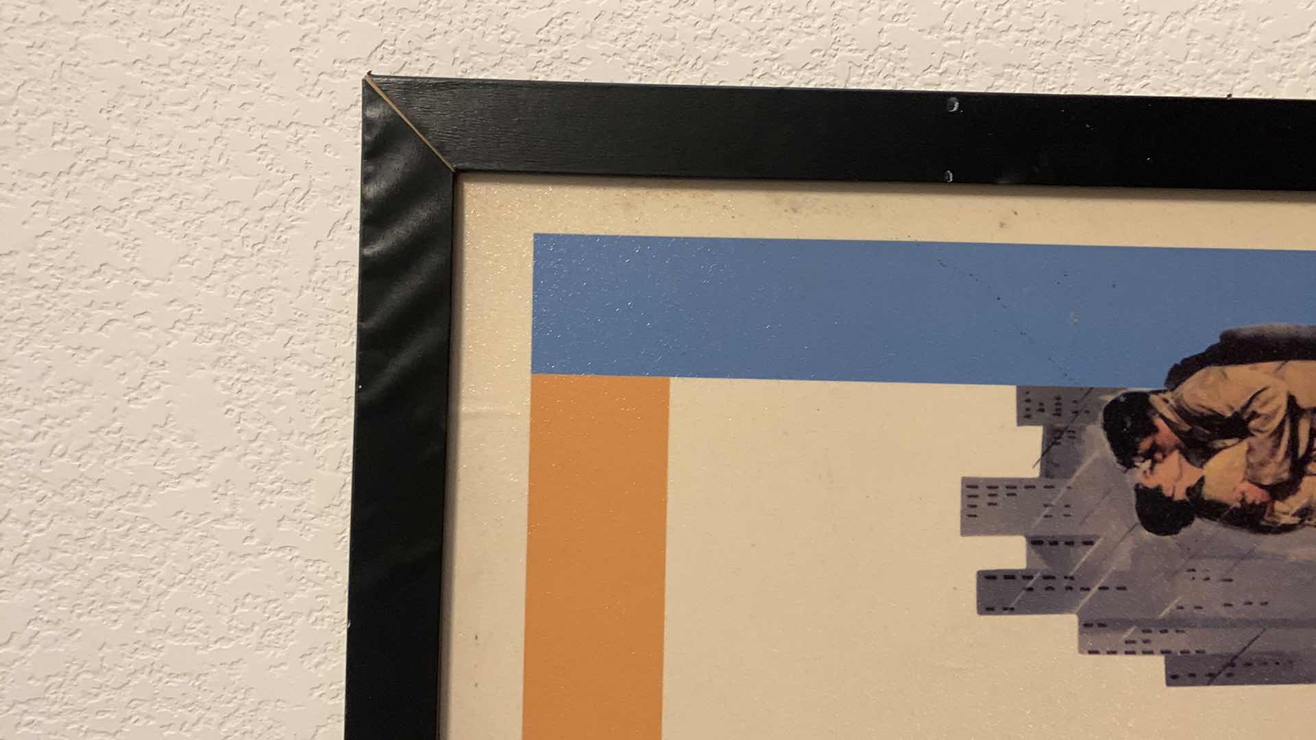 Photo 1 of VINTAGE AUDREY HEPBURN “BREAKFAST AT TIFFANY’S” FRAMED MOVIE PRINT 26” X 38”