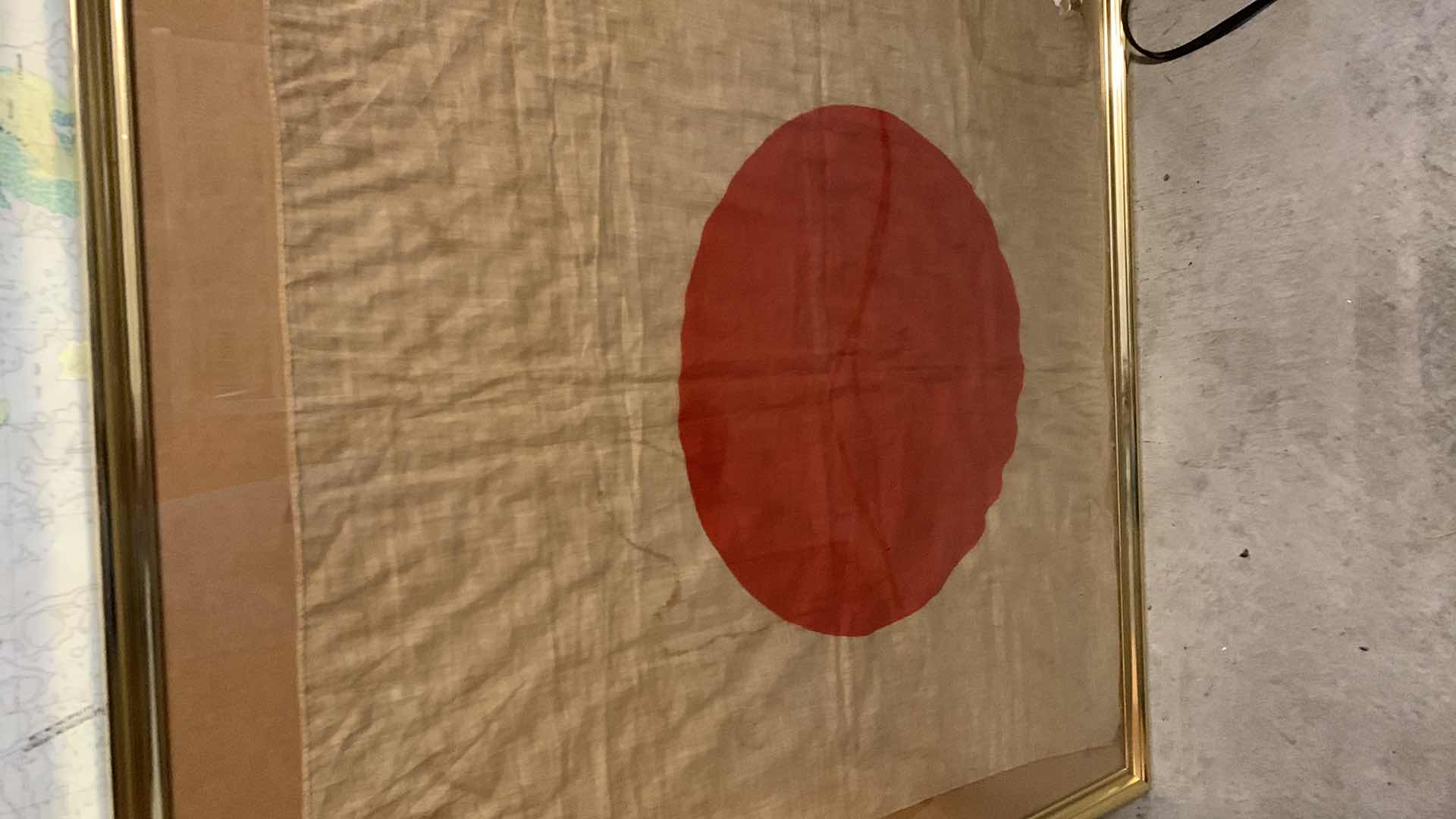 Photo 1 of UNAUTHENTICATED WORLD WAR TWO IMPERIAL JAPANESE ARMY FLAG WHICH US 26” X 30”