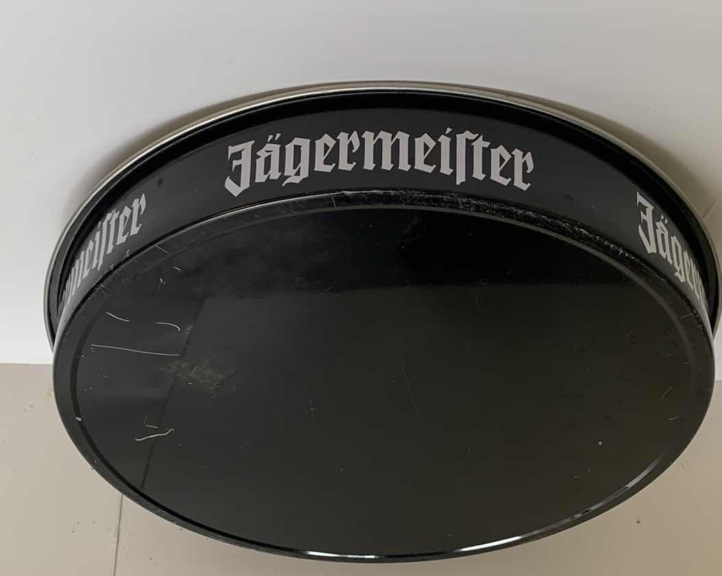 Photo 1 of JAGERMEISTER BEER TRAY 14” CIRCUMFERENCE