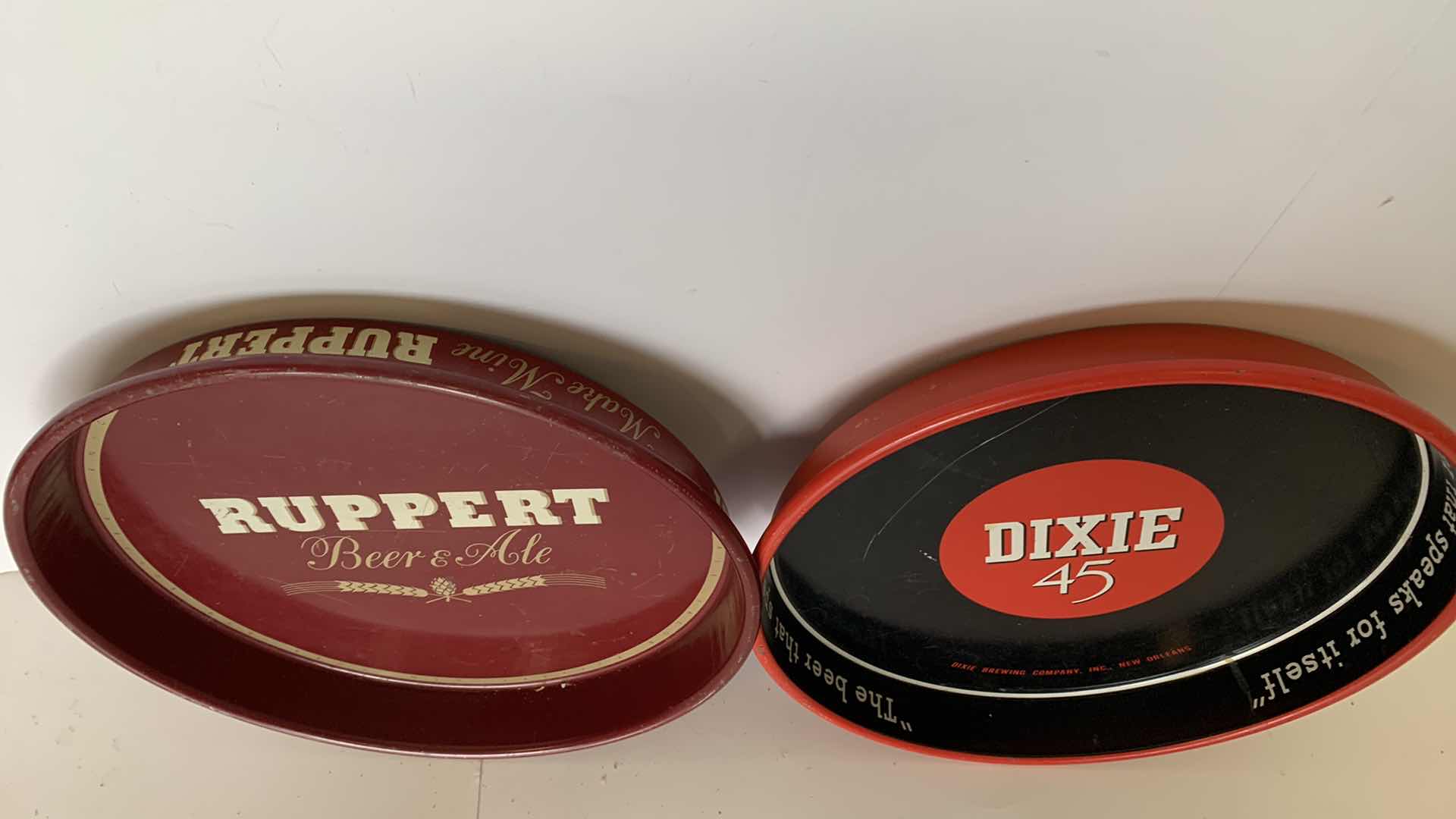 Photo 1 of RUPPERT BEER AND DIXIE 45 BEER TRAYS