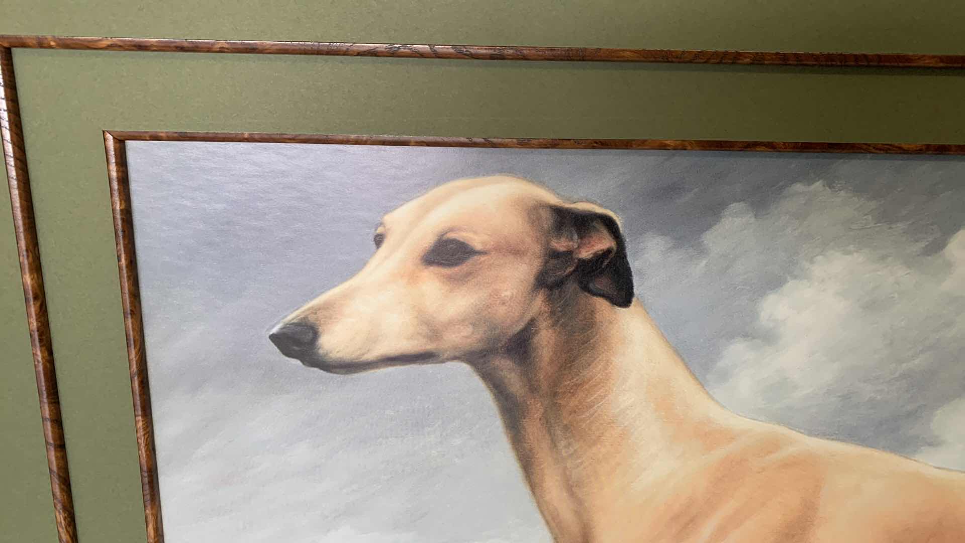 View 2 of BUYENLARGE GREYHOUND ON A PARKLAND LANDSCAPE 43” X 48”
