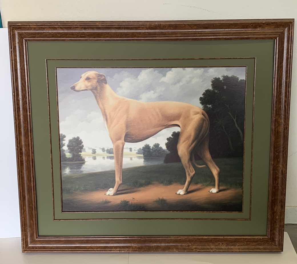View 1 of BUYENLARGE GREYHOUND ON A PARKLAND LANDSCAPE 43” X 48”