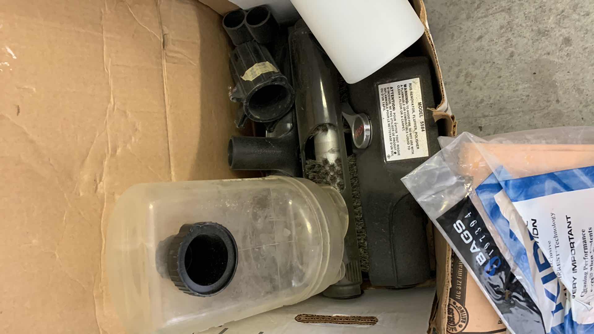 Photo 1 of VINTAGE KIRBY HERITAGE 2 LEGEND VACUUM CLEANER AND SHAMPOO KIT