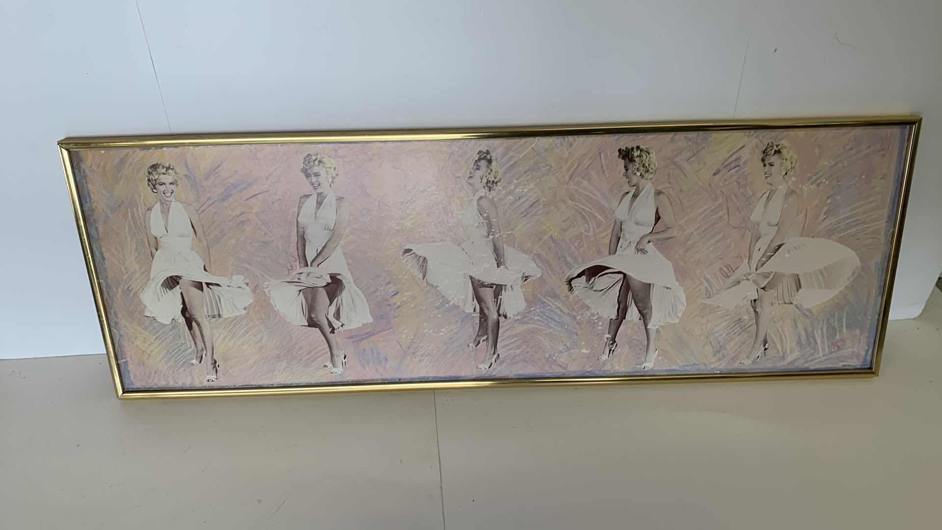 Photo 1 of MARILYN MONROE PRINT 36” X 13”