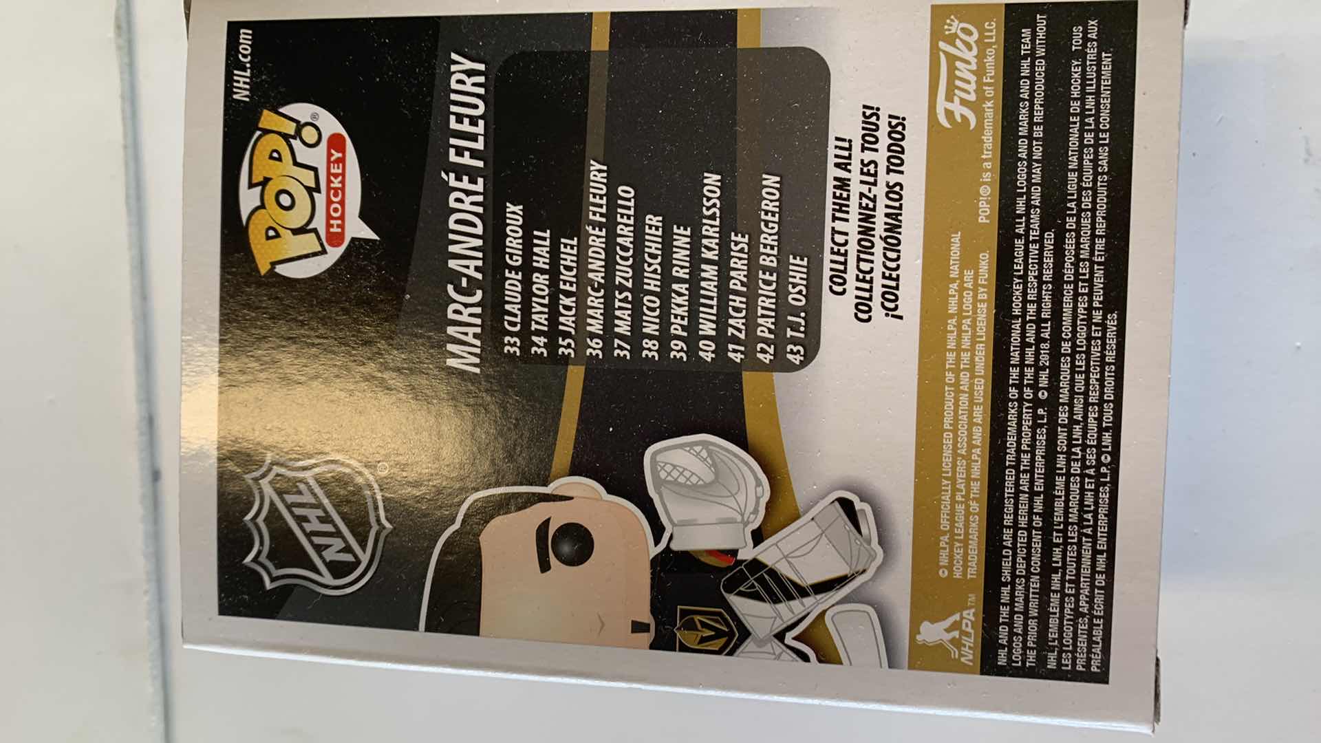 Photo 1 of FUNCO POP MARC-ANDRÉ FLEURY