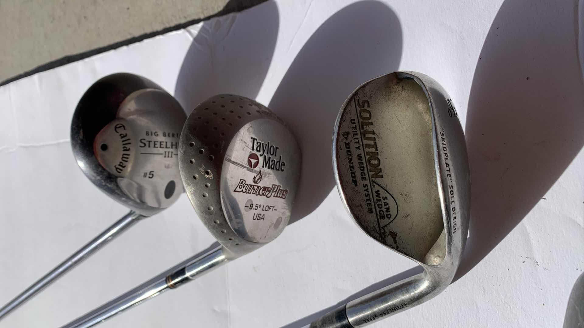 Photo 3 of ASSORTED GOLF CLUBS: CALLAWAY AND TAYLOR MADE