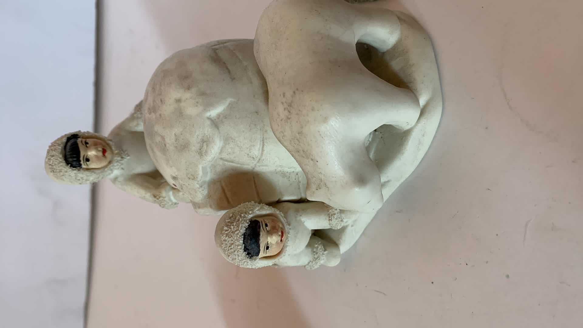 Photo 1 of ALASKA AND POLAR BEARS WITH ESKIMOS IGLOO FIGURES