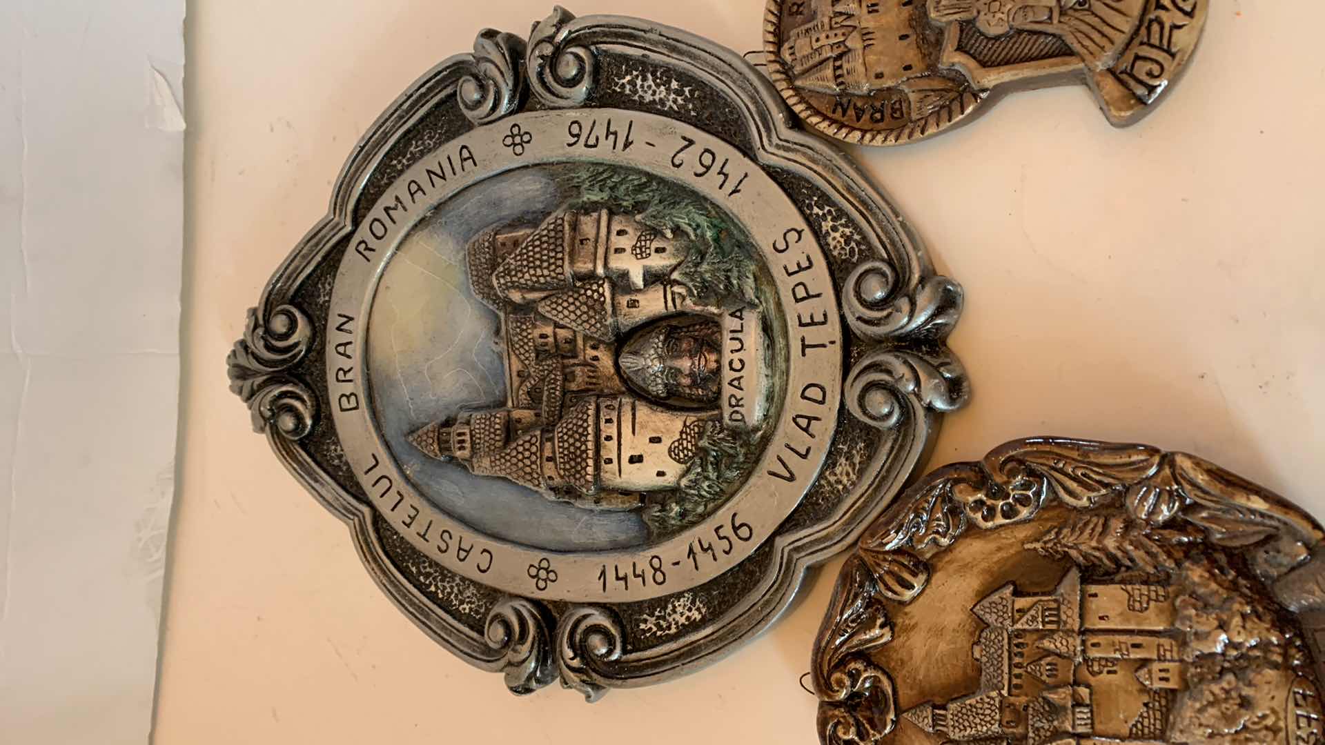 Photo 1 of DRACULA INSPIRED WALL PLAQUES TALLEST IS 11”