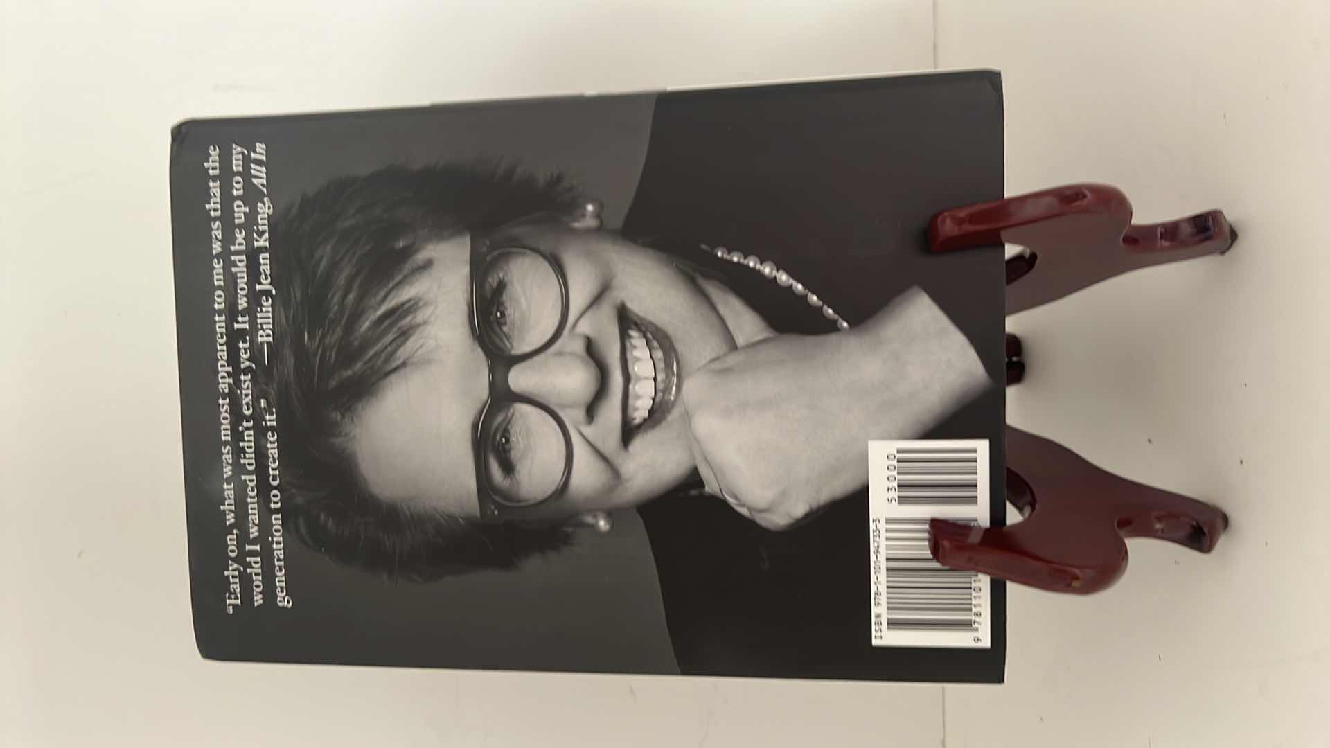 Photo 1 of BILLIE JEAN KING “ALL IN” AN AUTOBIOGRAPHY HARDBACK BOOK