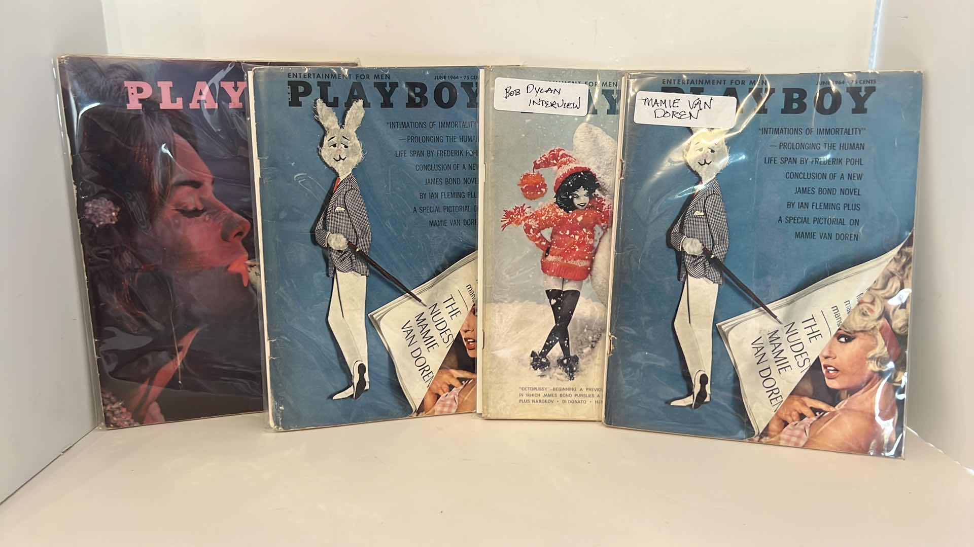 Photo 1 of 4-COLLECTIBLE 1960’s PLAYBOY MAGAZINES