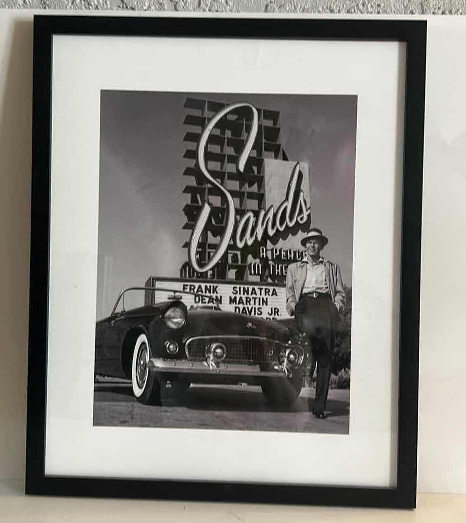 Photo 1 of FRANK SINATRA AT THE SANDS ARTWORK FRAMED 17” x 21 1/2”