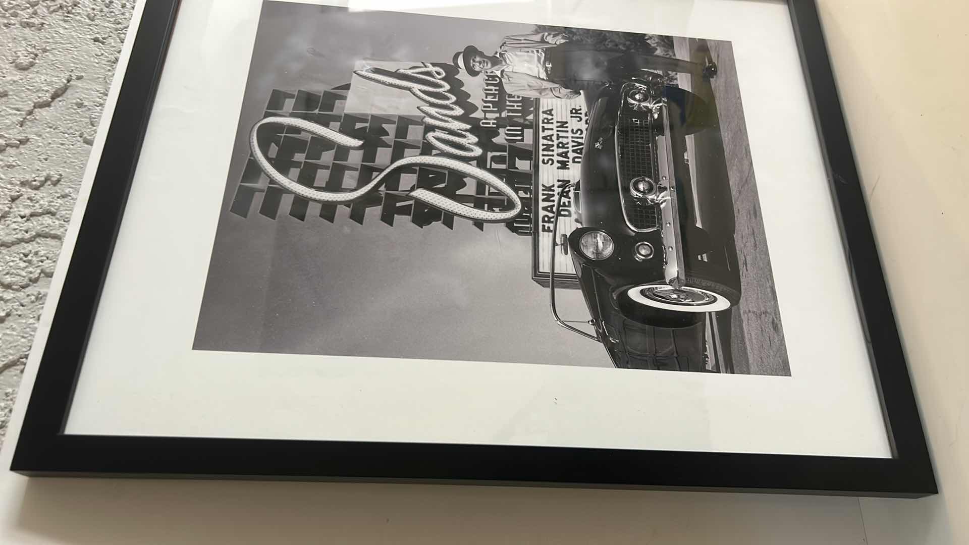 Photo 1 of FRANK SINATRA AT THE SANDS ARTWORK FRAMED 17” x 21 1/2”
