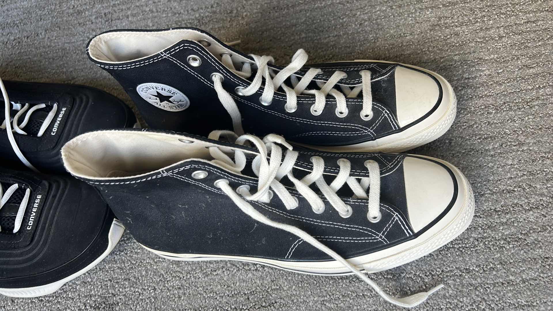 Photo 1 of 2 PAIRS - MEN’S CONVERSE SHOES (SIZE 12)